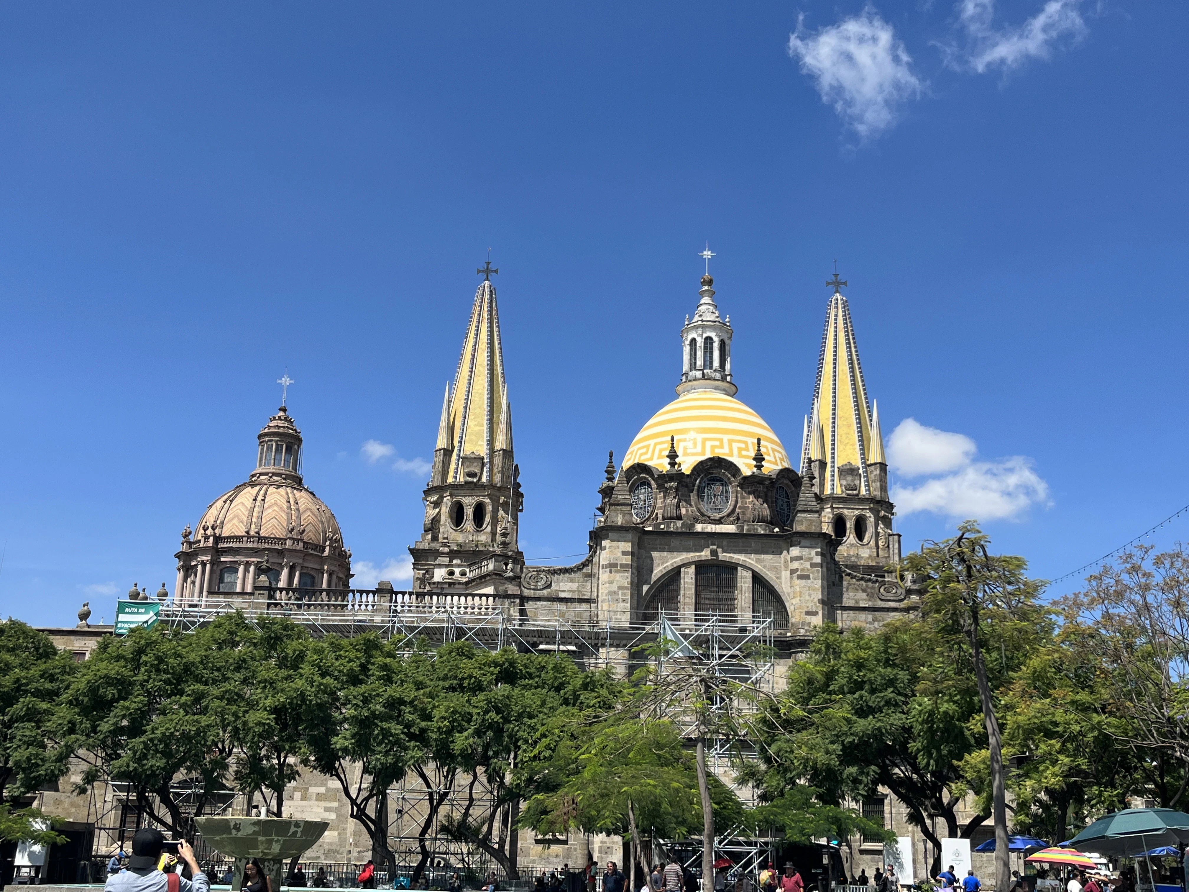 a large building with towers and spires