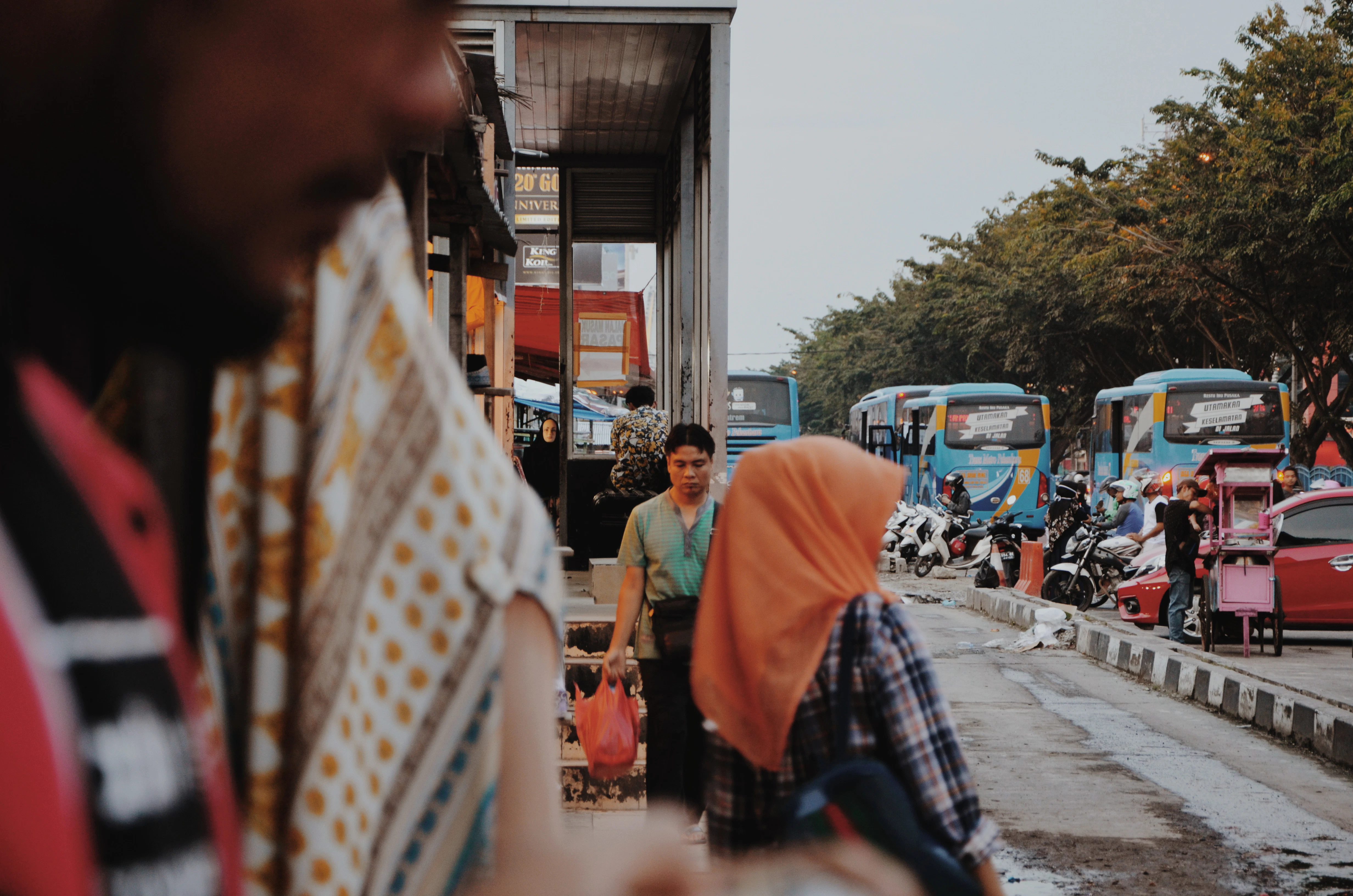 cars on road