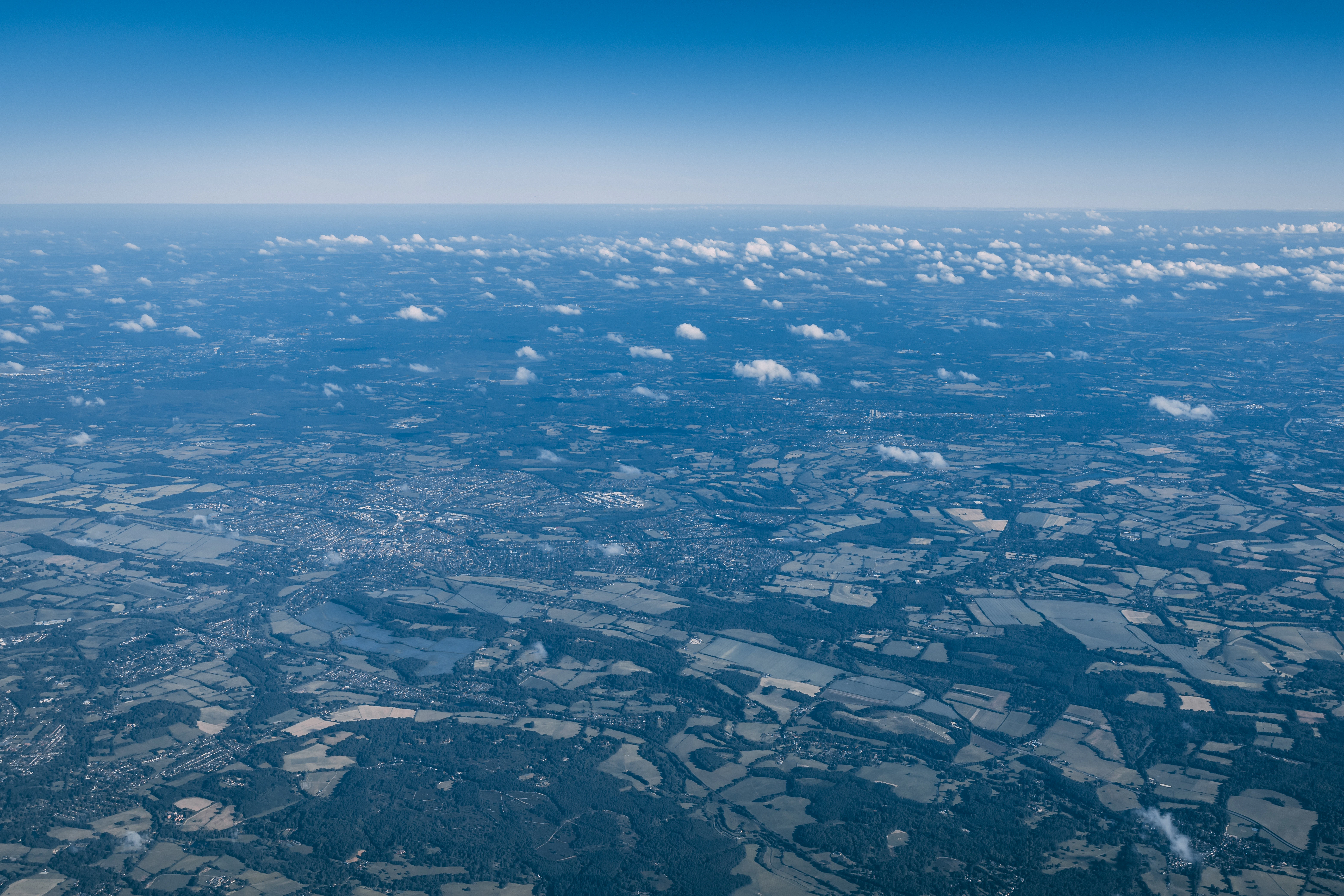 aerial view of a large area